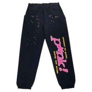 Sp5der Pink Sweatpant ‘Black’