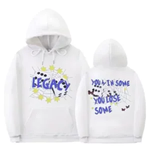 Sp5der 555555 Number Double Sided Print Hoodies
